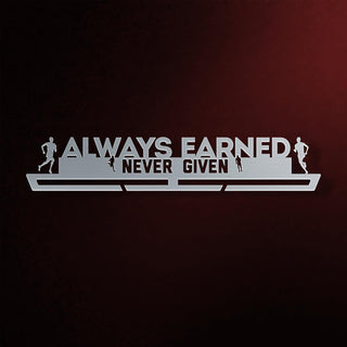 Always Earned Never Given Medaillen Halter MÄNNLICH