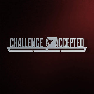 Challenge Accepted Medaillen Halter V1