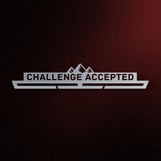 Challenge Accepted Medaillen Halter V2